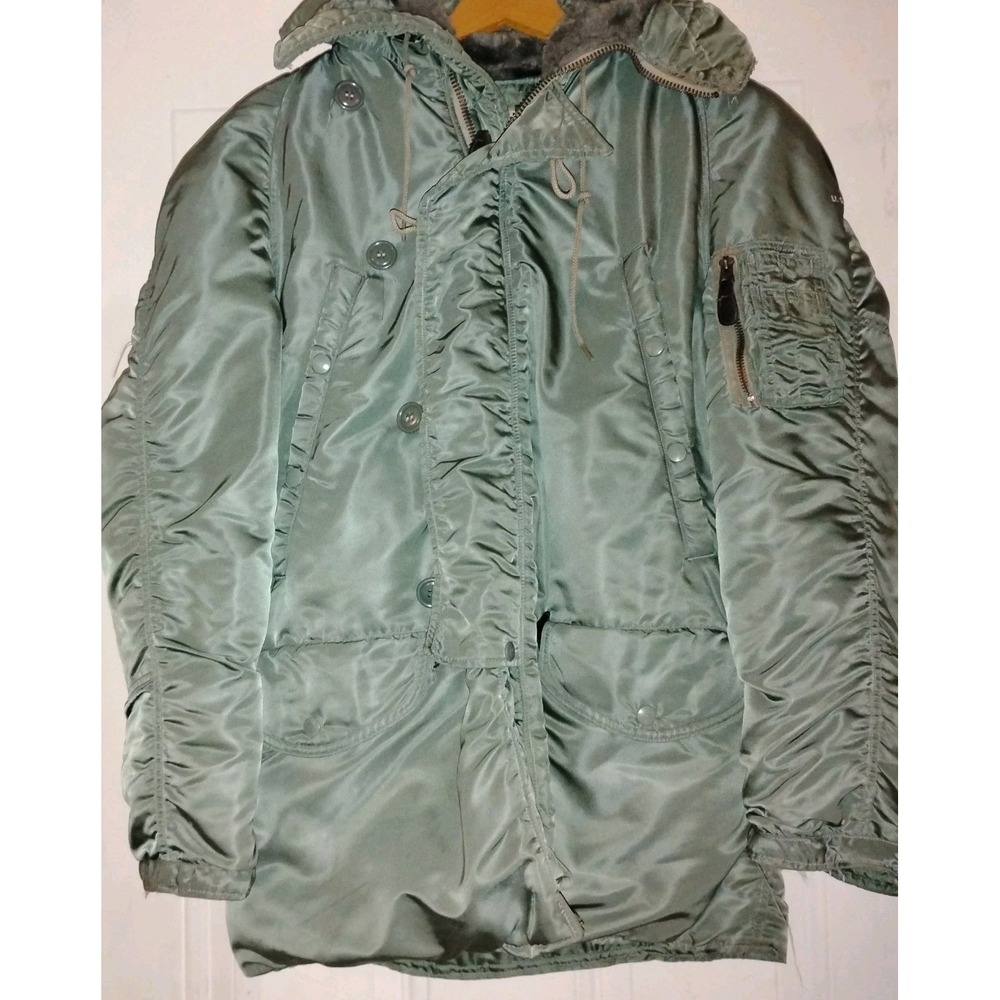 Vtg Southern Athletic USAF N-3B Military US Air Force Parka Flying Jacket S